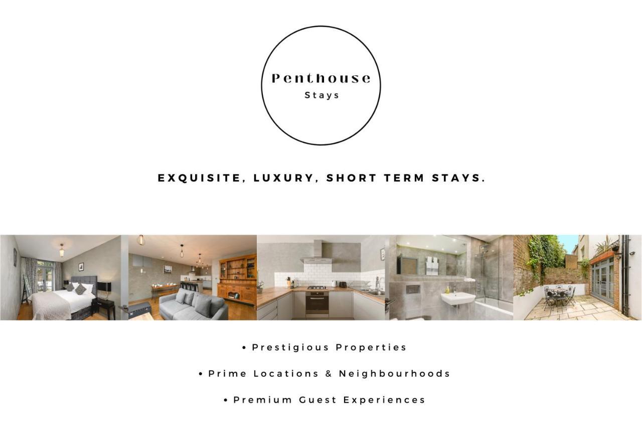 Penthousestays Nr Notting Hill - Luxury 2 Bedroom King Bed Apartment - Near Portobello Road Лондон Екстер'єр фото